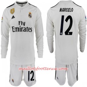Maillot/Tenue Real Madrid MARCELO 12 Enfant Domicile 2018/2019 Manche Longue